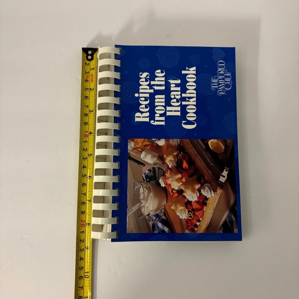 Pampered Chef Recipes from the Heart Cookbook 1997 Spiral Bound Recipe Book